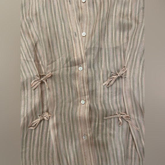 Vintage Juicy Couture silk button up top - Picture 3 of 7